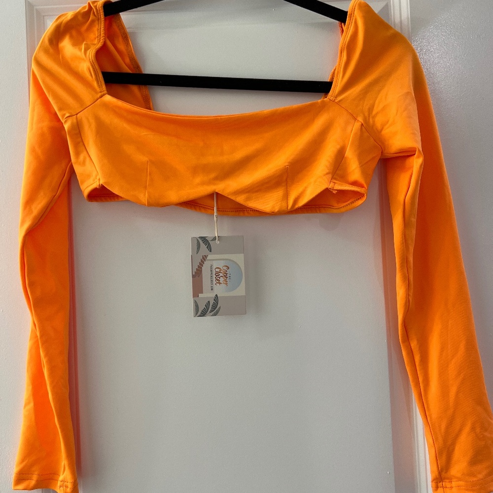 Long Sleeved Cropped Top